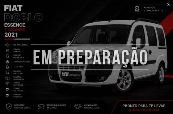 FIAT DOBLÒ 1.8 MPI ESSENCE 7L 16V FLEX 4P MANUAL FIAT DOBLÒ 1.8 MPI ESSENCE 7L 16V FLEX 4P MANUAL
